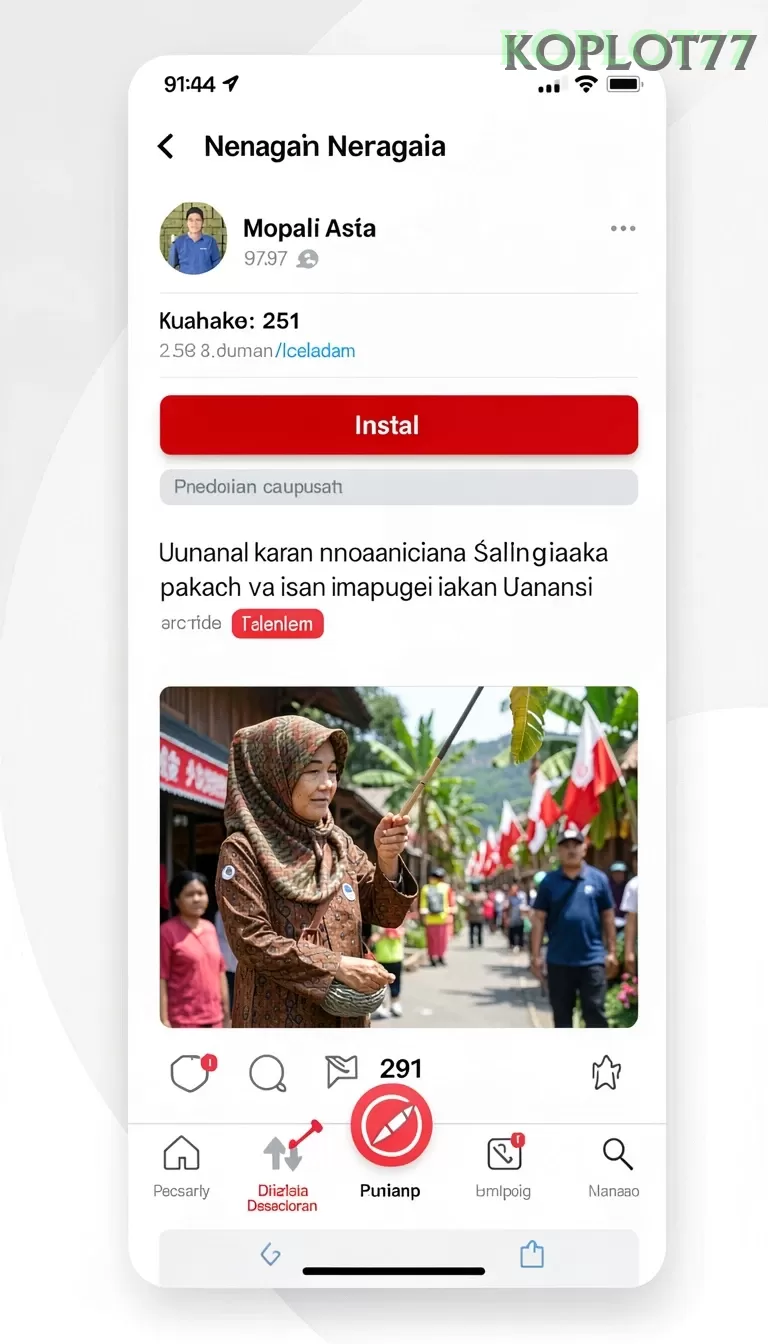 Cuplikan layar SUTRATOTO — aktivitas