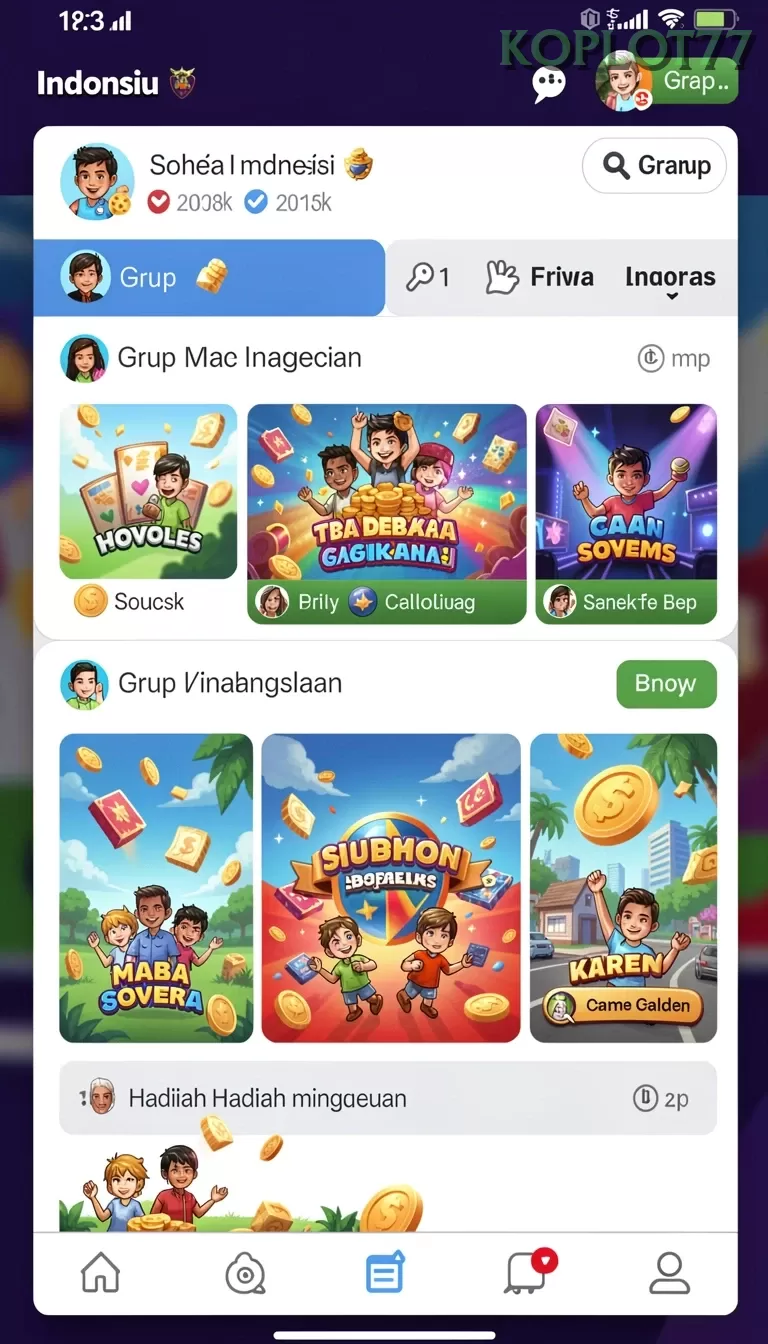 Cuplikan layar ELANG178 — halaman utama