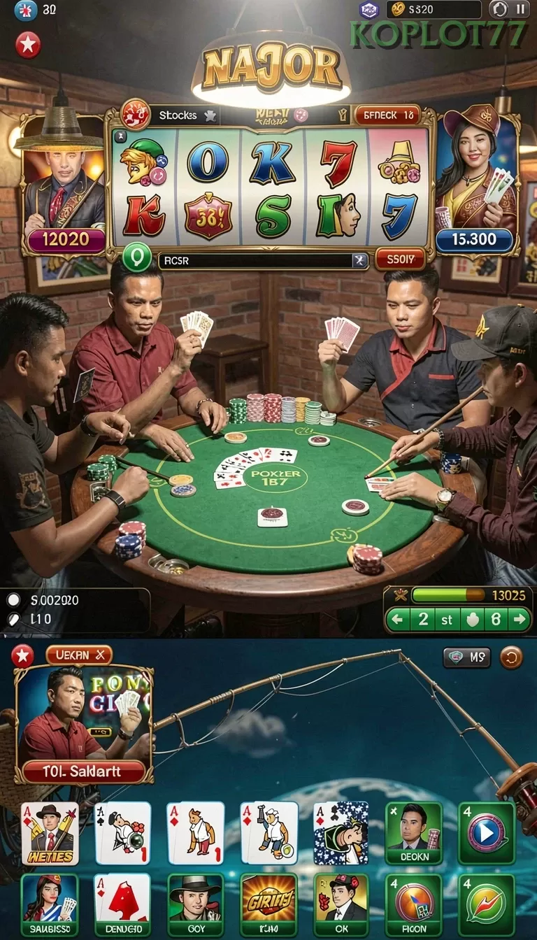 Cuplikan layar NX303 — menu navigasi
